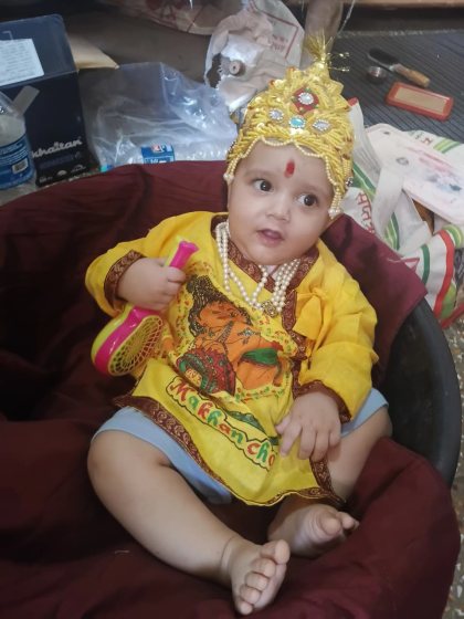 कृष्ण लीला एवं झाँकी श्री ठाकुर जी मंदिर में