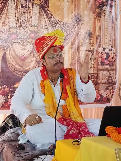Bhagwat Katha at Shri Thakur Ji Mandir